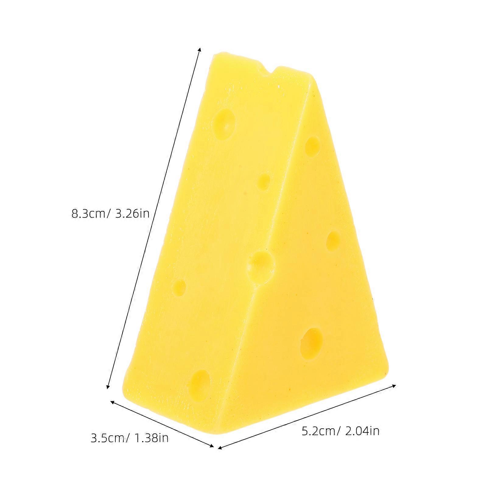 Cheese Model Ornament for Decor Resin Material Simulation Cheese Model