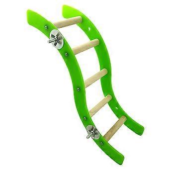 Grüne Acrylleiter für Hamster, lustiges Kletterspielzeug