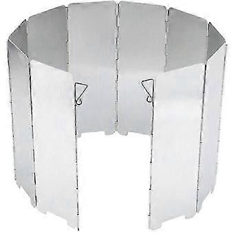 SZW-Klappbarer Plattenbrenner mit Windschutz für Outdoor-Camping, Wandern, Kochen, Picknicken, Gasgrill