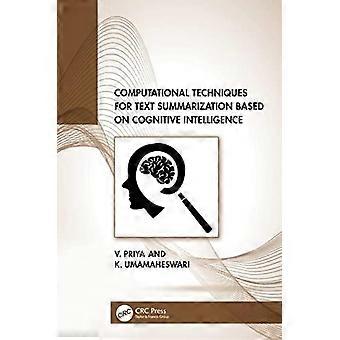 Computational Techniques For Text Summarization Based On Cognitive Intelligence - V. Priya - Paperback - en Book