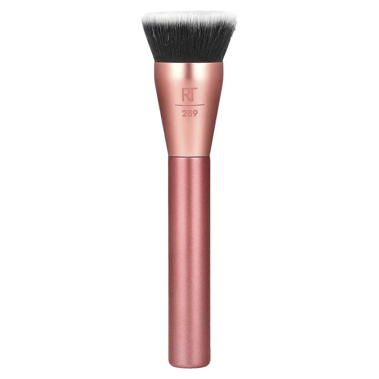 Real Techniques, Glow Round Base Brush, 1 Brush, 2-Pack