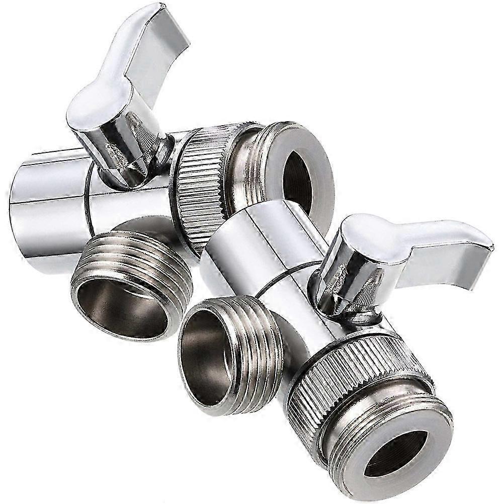 Silver Sink Faucet Diverter compatible with Water Pipe Adapter 8Pcs Set
