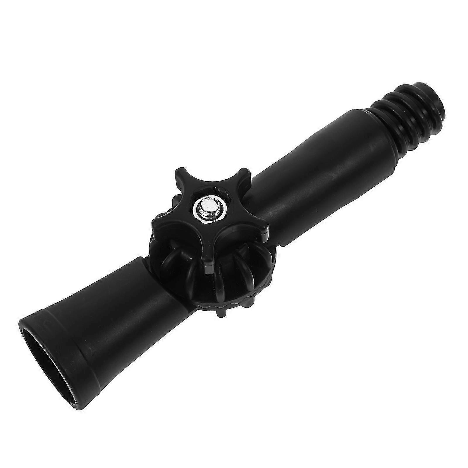 Threaded Extension Pole Adapter for Cleaning with Black Plastic