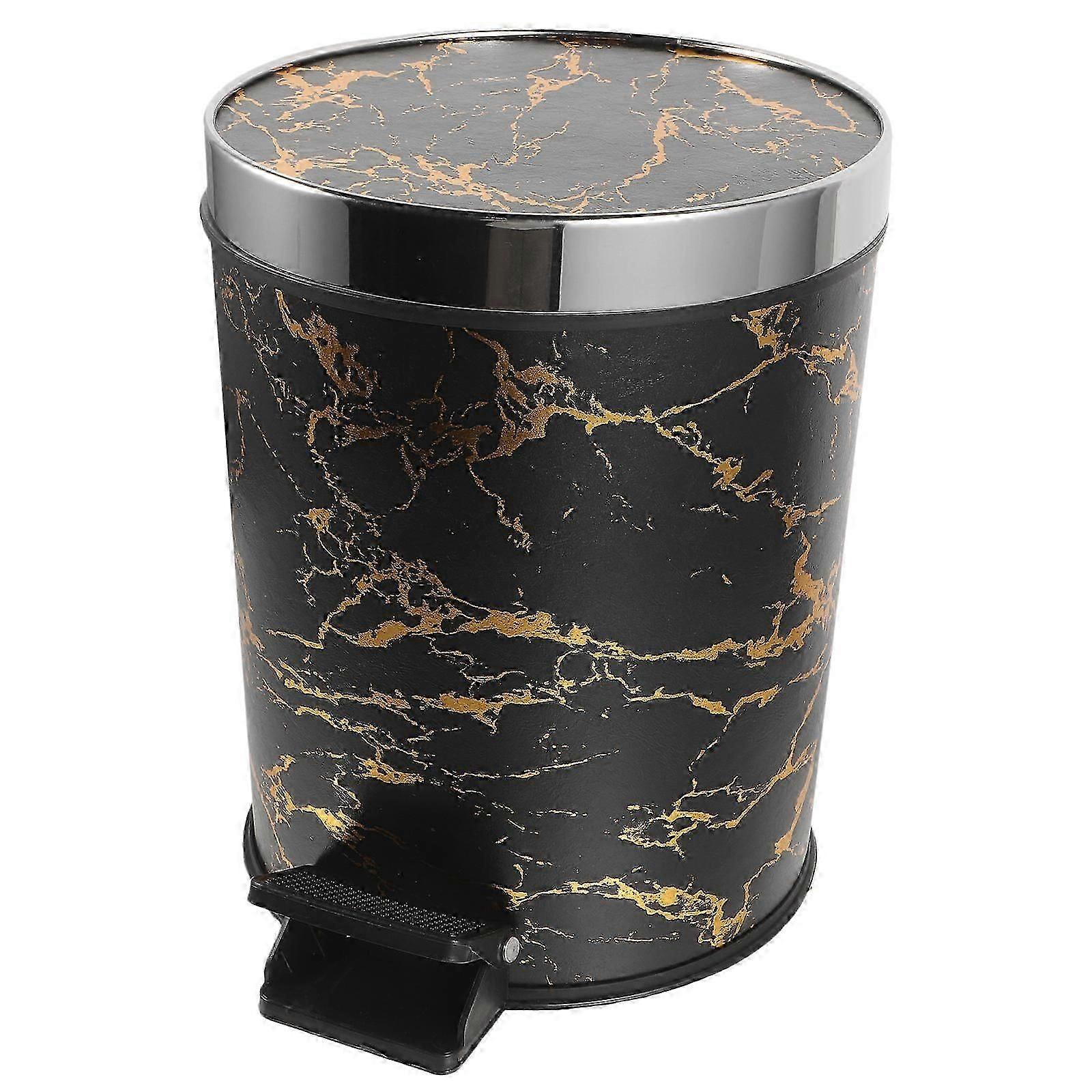 Household Garbage Container with Pedal for Kitchen Use