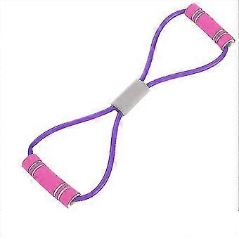 Gym Hot Yoga Gum Fitness Resistance Band Figure 8 Chest Expander Rope Exercise Fitness Rubber Elastic Band For Stretching, 1pcs