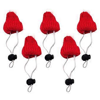 Christmas Pet Hat Cute Mice Head Cover for 10Pcs Holiday Use