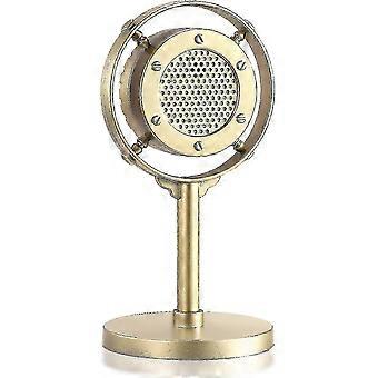 2026 Retro Style Condenser Microphone Props - Vintage Decorative Mic Model - DD