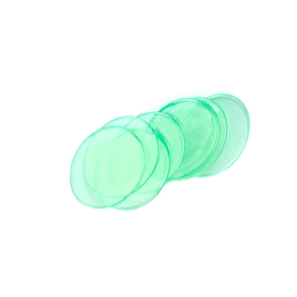 Plastic Chips Counters for Game Use 40Pcs Transparent