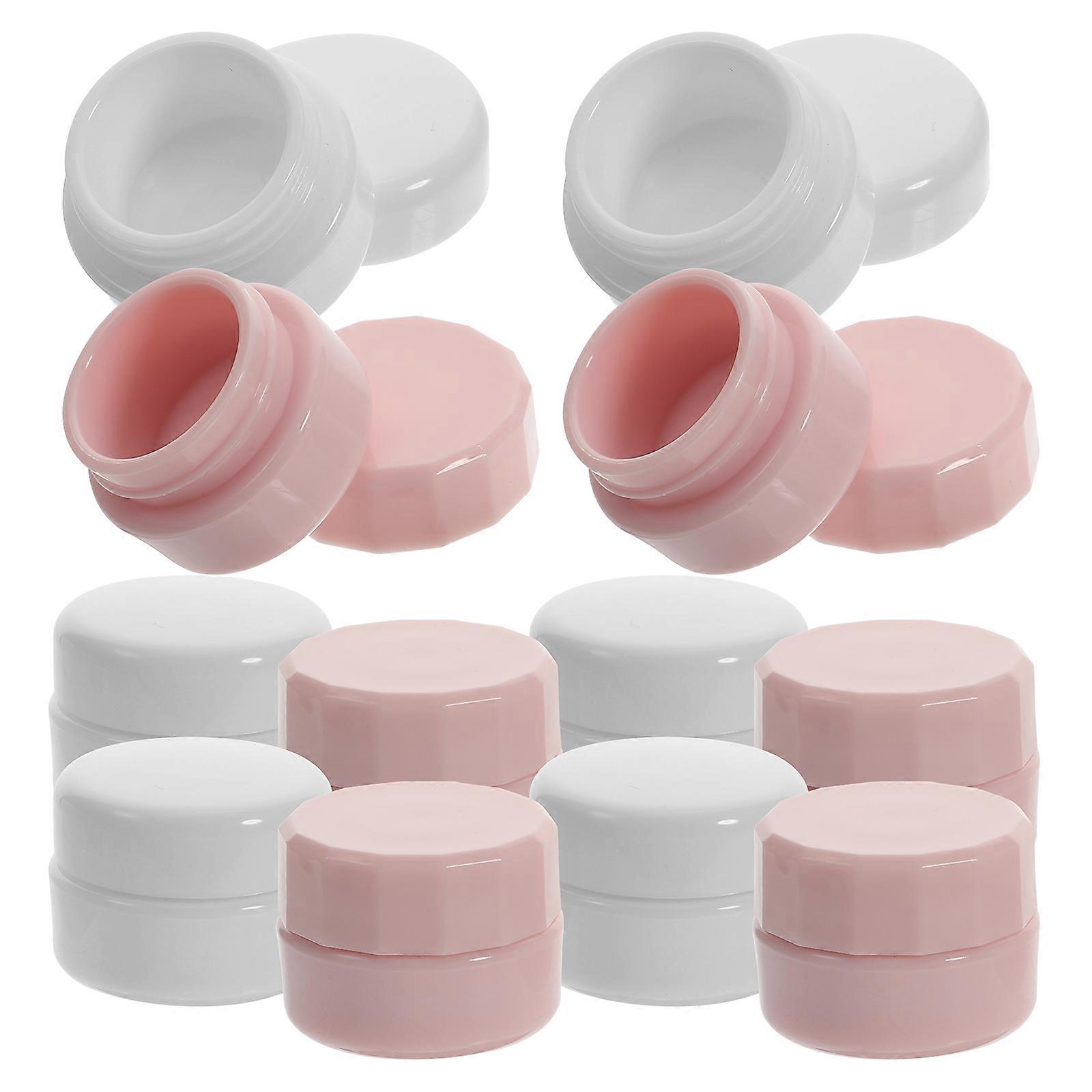 Plastic Refillable Makeup Box with Lids for Storage Use 36Pcs Set