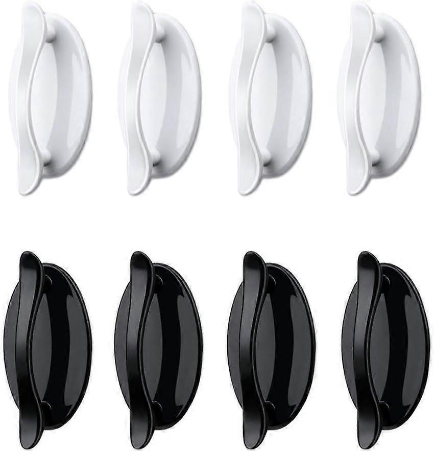 Self-adhesive flat-pack door handles, for refrigerators.