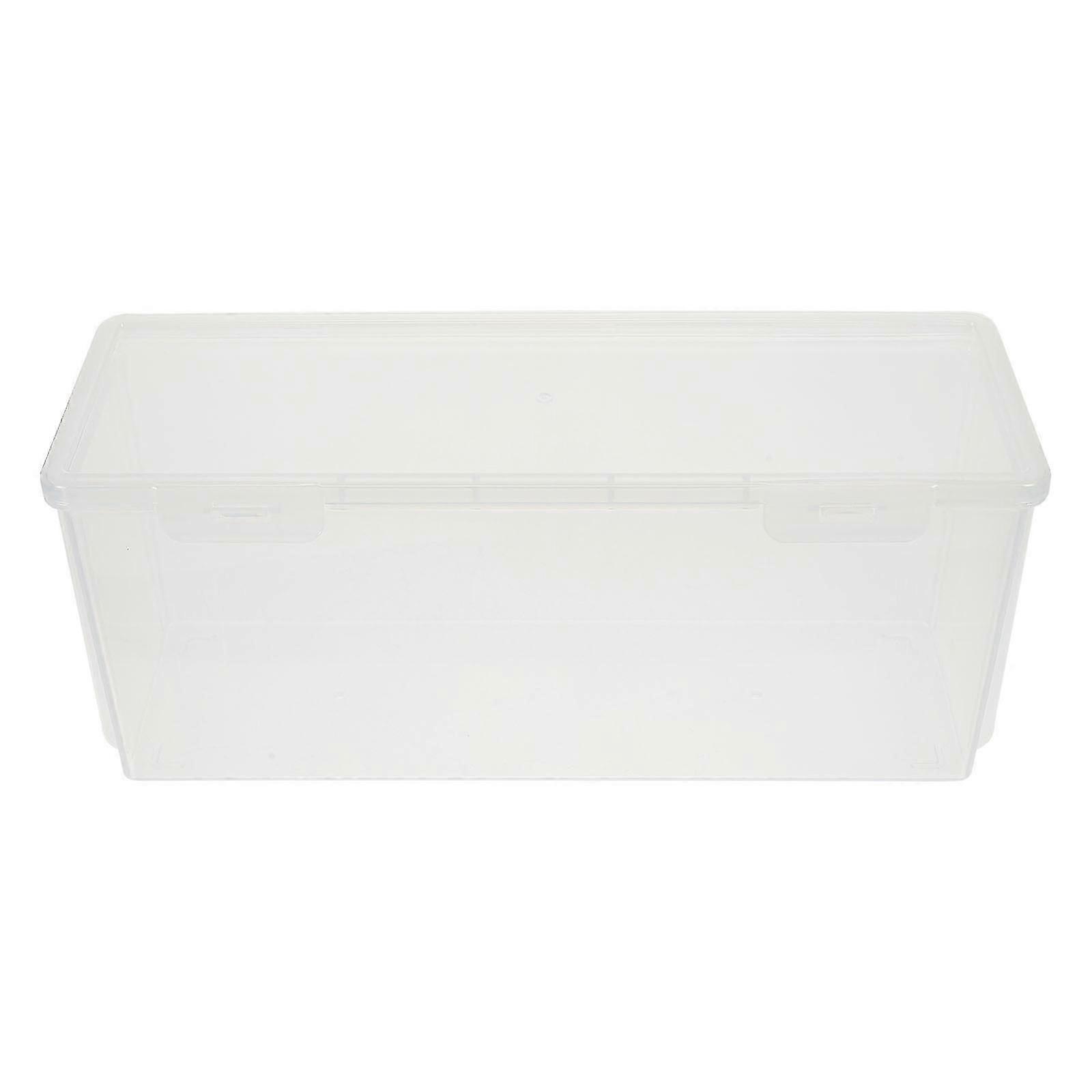 Clear Container Bread Box Household Bread Container Plastic Bread Saver Toast Container Box