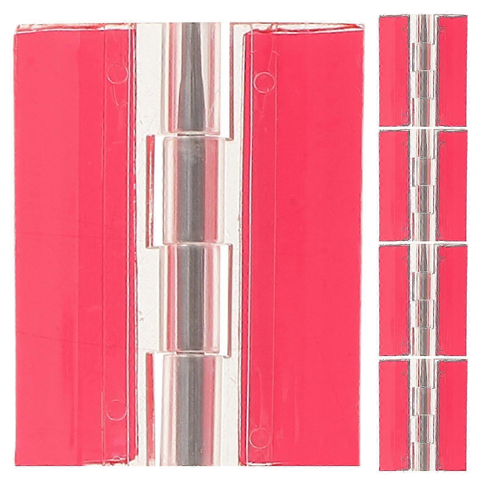 Acrylic Hinges Small Box Hinge compatible with DIY Use Transparent 25Pcs