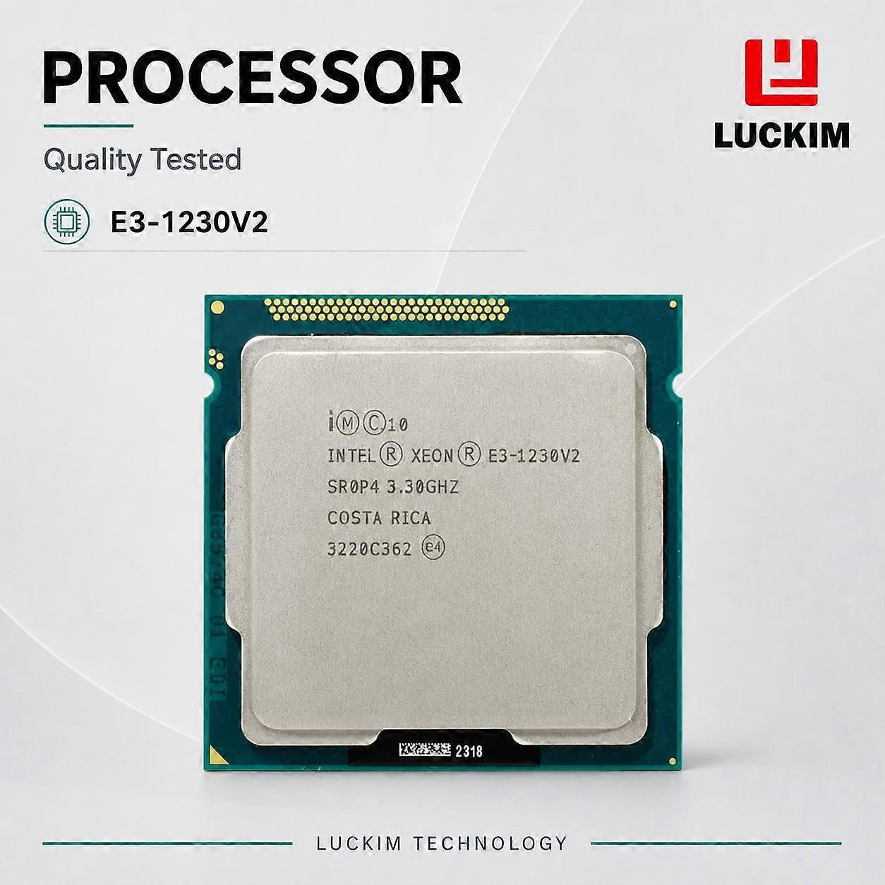 4-Core 8-Thread Server Processor DDR3-1600 LGA1155 Workstation CPU 69W