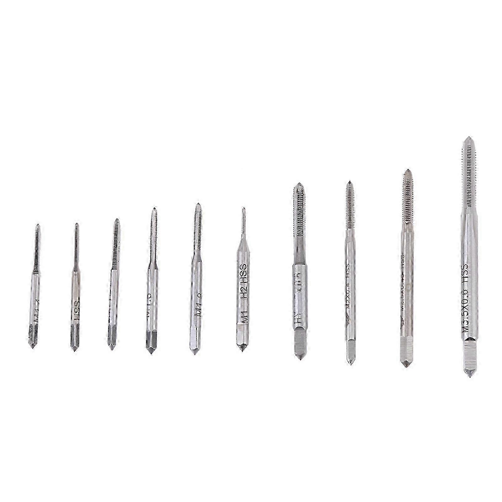 10pcs Mini M1 to M3.5 Machine Hand Tap Thread Wire Tapping Threading Taps