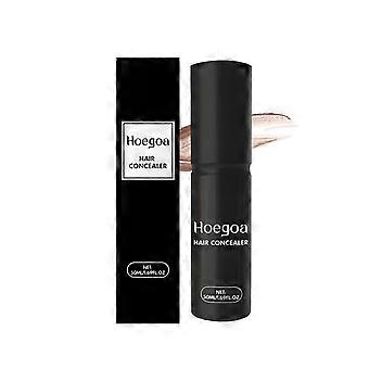 Crema correttore per capelli impermeabile Hoegoa, penna per ritocchi monouso, castano chiaro, con pettine, strumento temporaneo per lo styling dei capelli