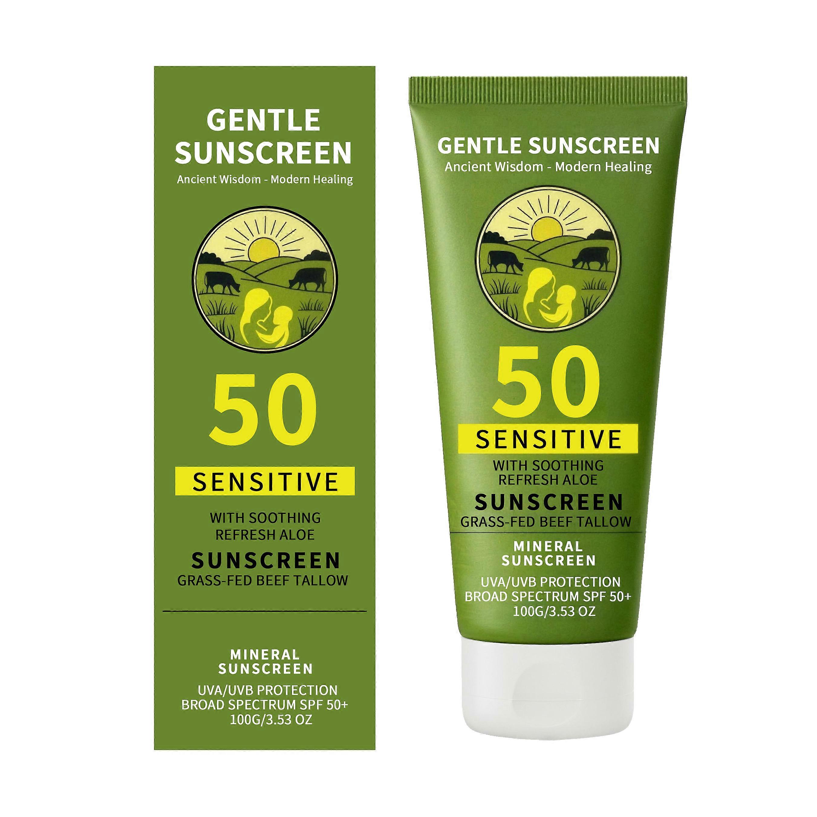 2pcs Sunscreen, A Mild One with Tallow