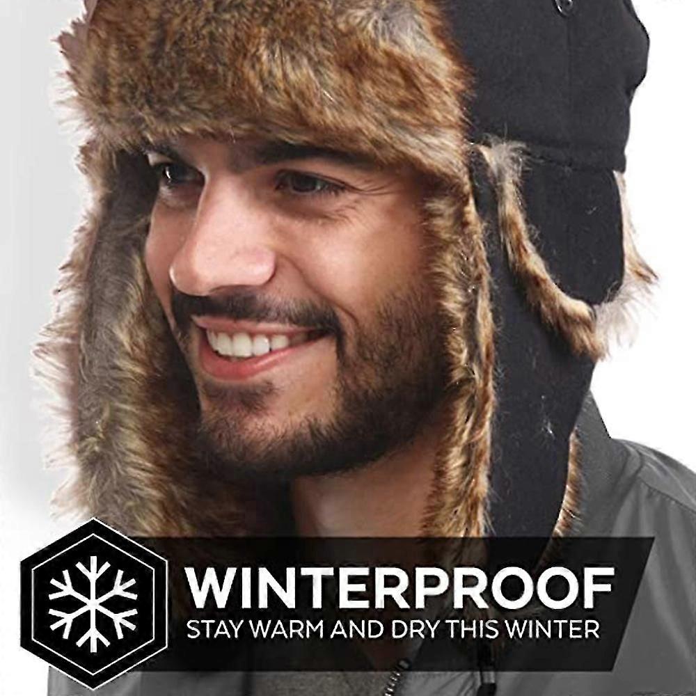 Trooper Trapper Hat,Winter Ski Hat with Winter Ear Flap