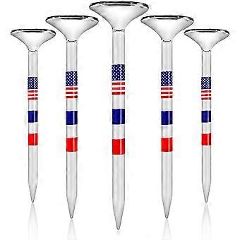 Golf Tees Plastic Golf Tees Gennemsigtig akryl Lange Golf Tees Bulk reducerer friktion & side spin, Big Cup & 8 ben