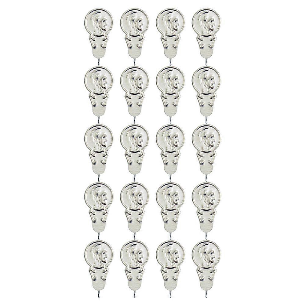 Sewing Wire Loop Needle Threader for Embroidery 100Pcs Aluminum Tool
