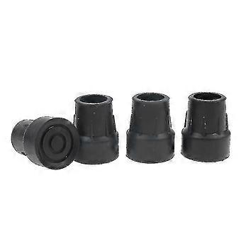 Rubber Trekking Pole Caps Compatible with Walking Sticks & Canes, Non-slip Durable 4pcs 25mm Ferrule