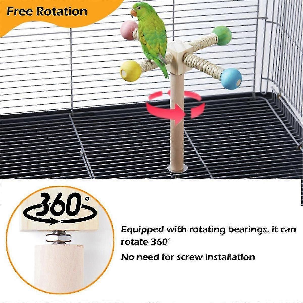 Bird Stand Perch Toy,Interactive Parakeet Toys