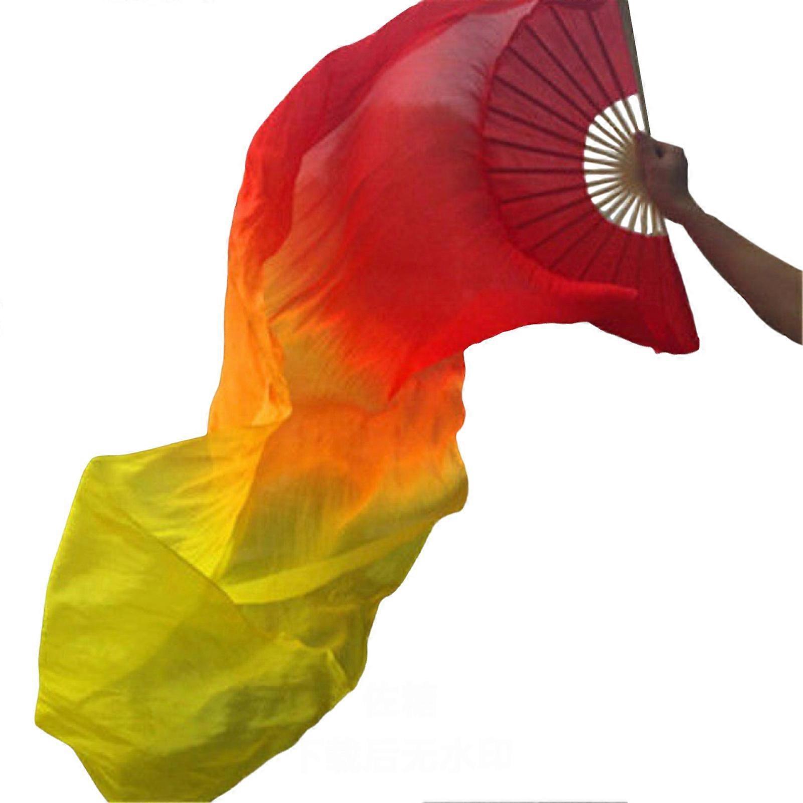 Space Saving Long Handheld Folding Fan for Belly Dancing and Dance Performance