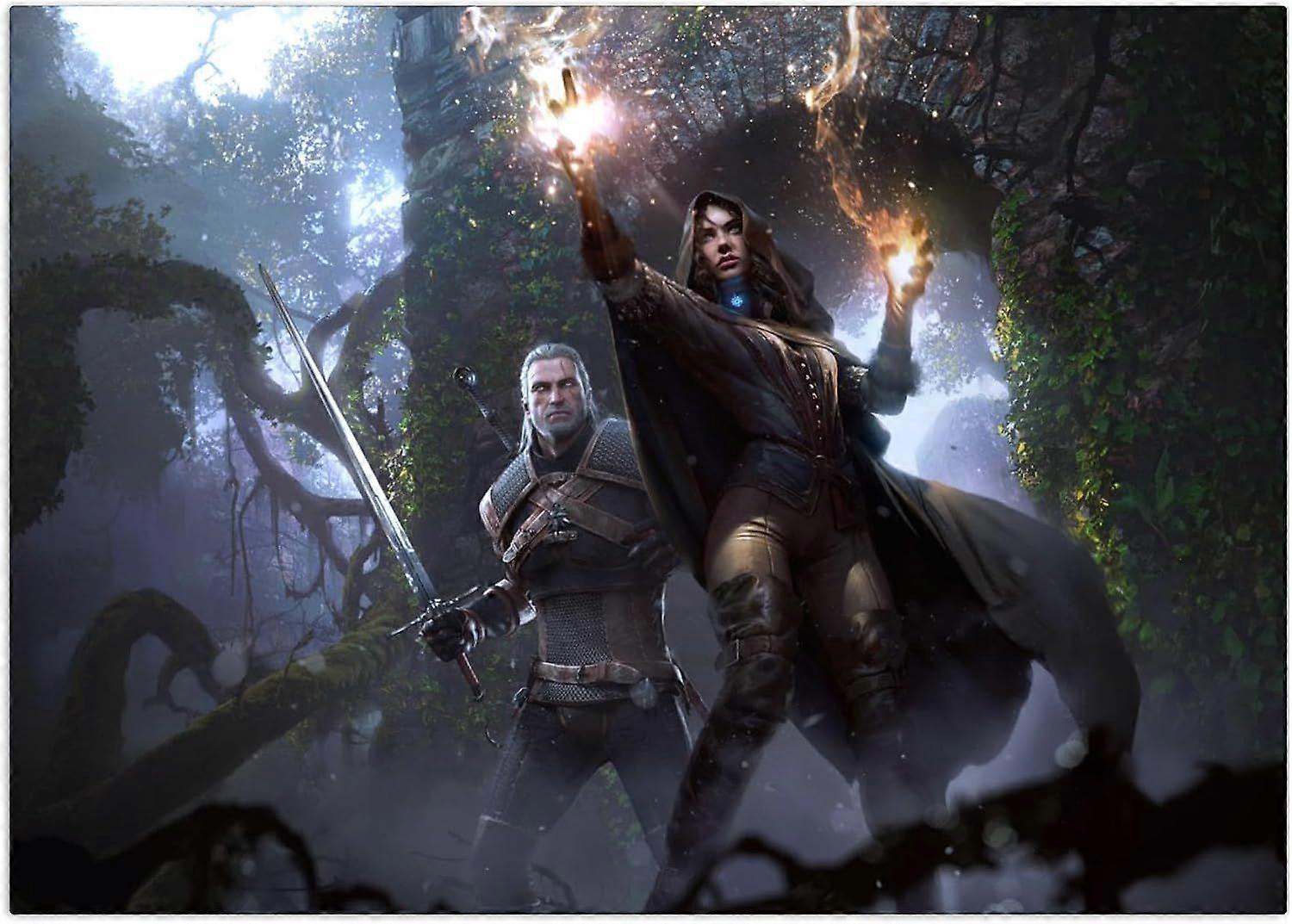 Quebra-cabeças The Witcher Yennefer e Geralt FL516