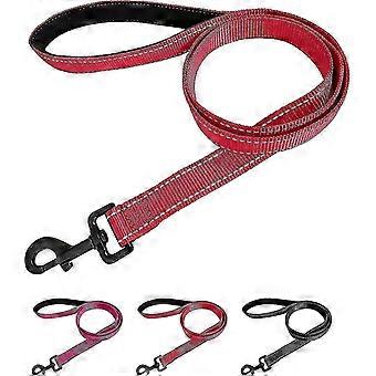 Padded Handle Dog Leash, 150cm Durable Reflective Nylon Dog Leash compatible with Small To Medium Dogs, Pet Leash