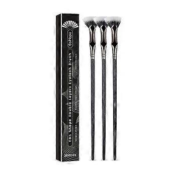 Double Layer Fan Shaped Eyelash Brush for Root to Tip Application