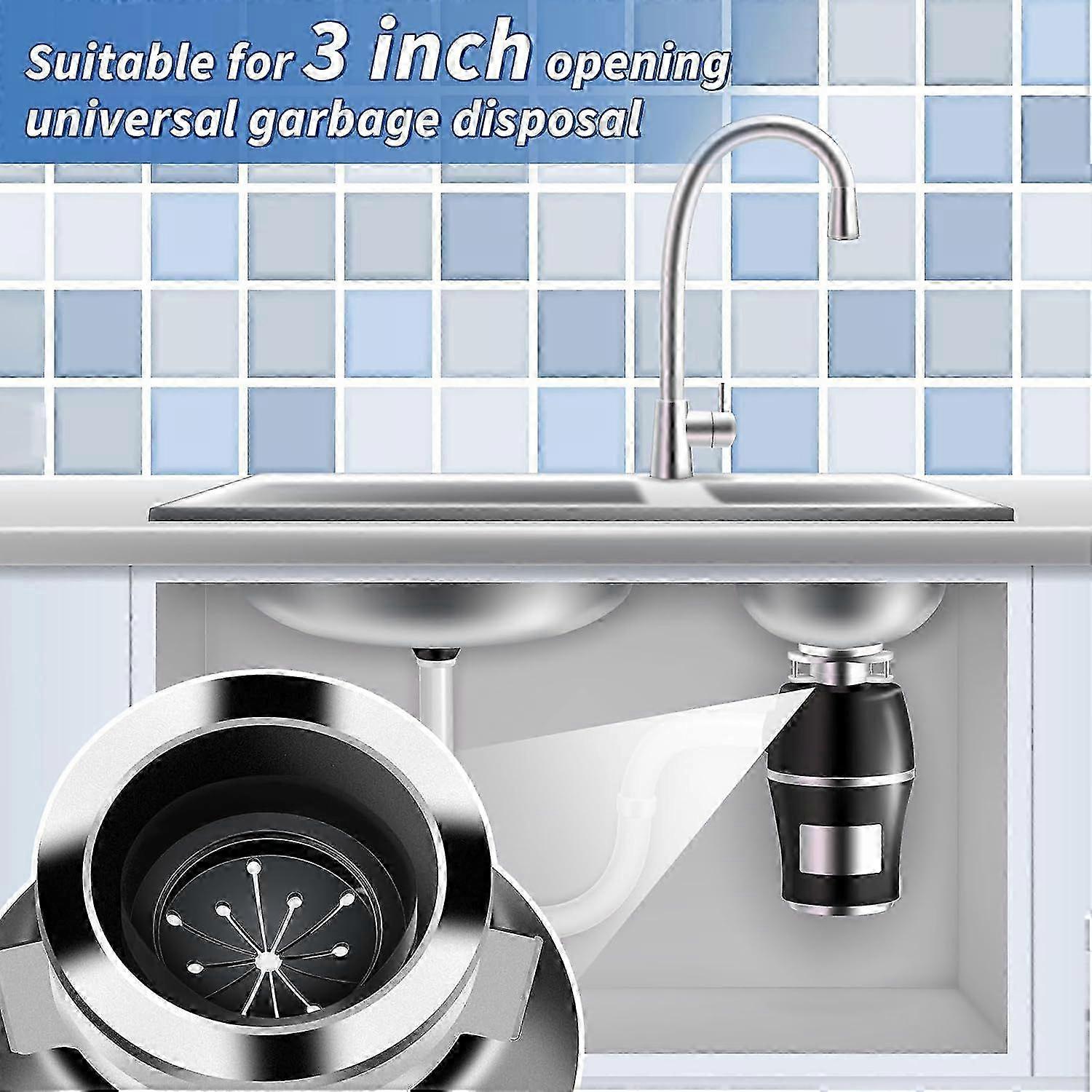 2x Flexible 3 Inch Disposal Baffles