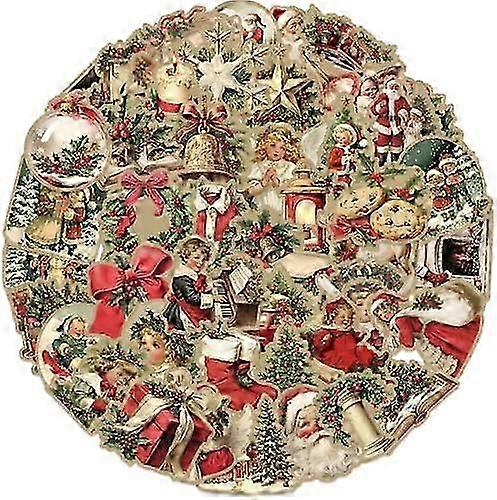 Vintage Festive Stickers Waterproof