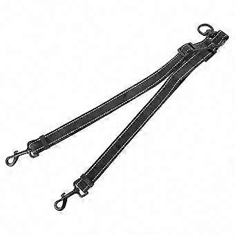 Portable Outdoor Walking Setup, Double Dog Leash Nylon 2-Piece Set