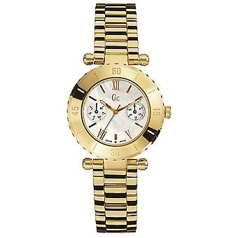 R. gc diver chic gold Swiss Quartz Analog Woman Watch with I27513L1S Stainless Steel Bracelet
