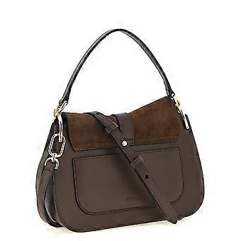 Furla Brown Calfskin Handbag
