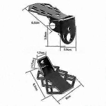 2 Pack Foldable Kids Bicycle Rear Seat Pedals, Anti-Slip Steel, 100 kg Load, Space Saving, Compatible with 12.5mm Axle or Quick Release Axle
