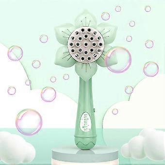 Automatic Bubble Machine Sunflower Bubble Blower Maker for Kids Outdoor Parties Weddings Birthdays