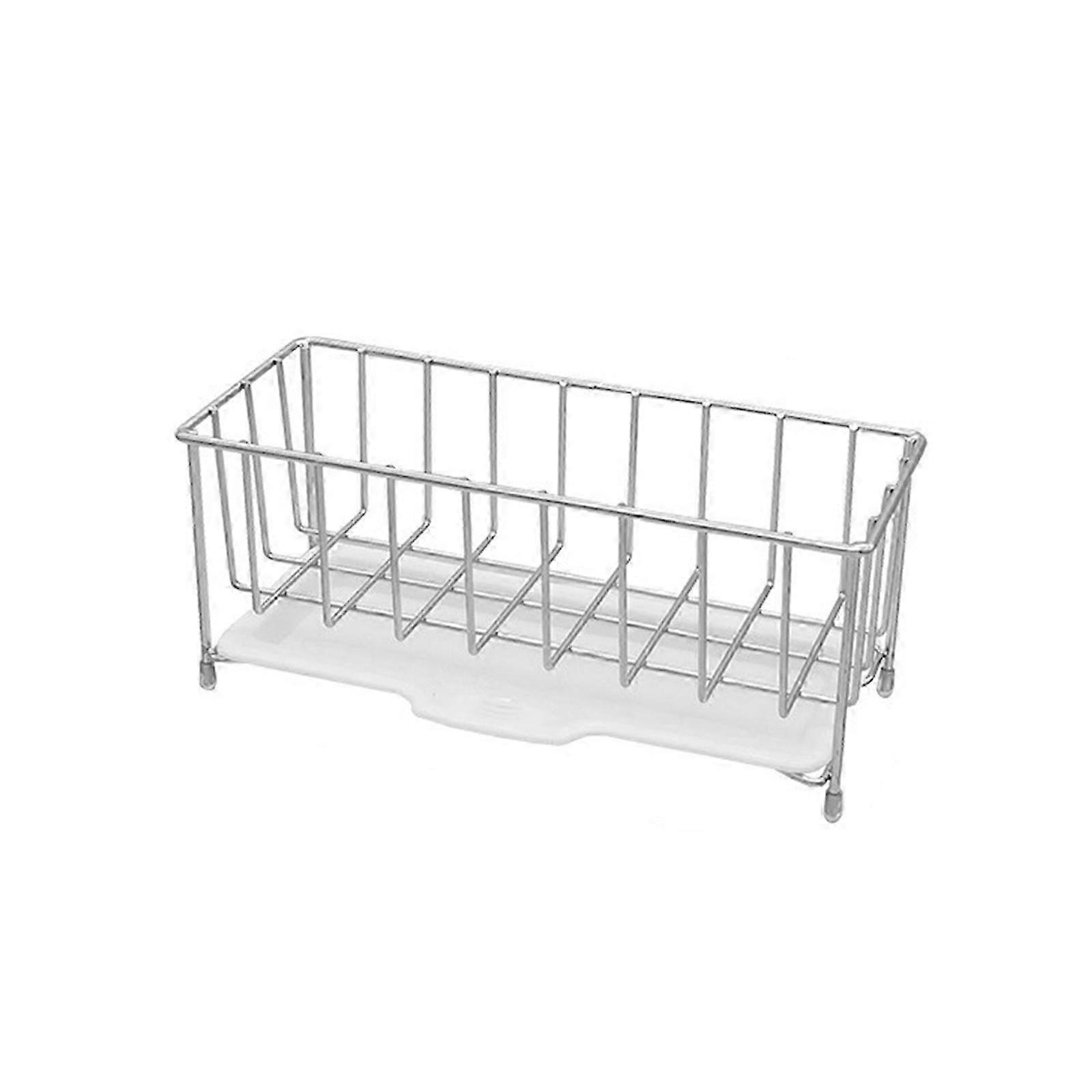 Open-Bottom Stainless Steel Sponge Rack