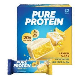 Pure Protein Bar, Lemon Cake, 12 Ea