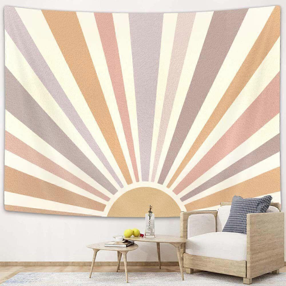 Boho Sun Large Fabric Tapestry