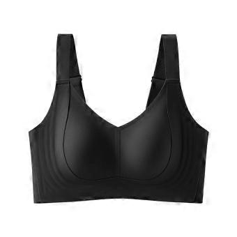 Traceless beautiful back, big breasts, small underwear, women's anti-sagging rabbit ear cup, adjusted breast lift bra cover