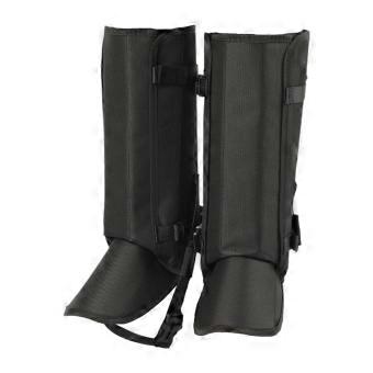 Hiking Leg Gaiters Waterproof Boot Gaiters SnakeResistant Oxford Cloth Adjustable Fit for Outdoor Sports Black