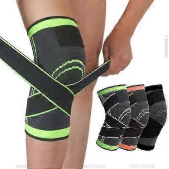 New 1pc Sports Kneepad Men Pressurized Elastic Knee Pads Support Fitness Gear