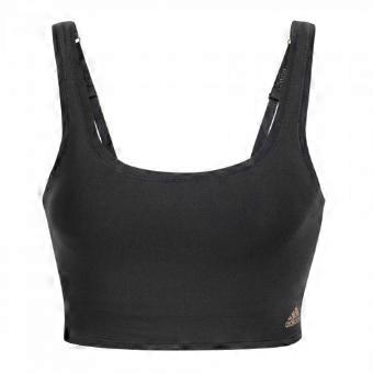 Adidas Womens/Ladies Cropped Scoop Neck Bralette