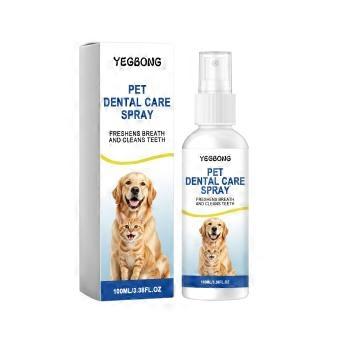 @26-27 Pet Dental Care Spray 1 Box Enzyme Mouth Freshening Spray for Dogs on Soft Food Diets A Reliable Standby for Messy Days and Accidents