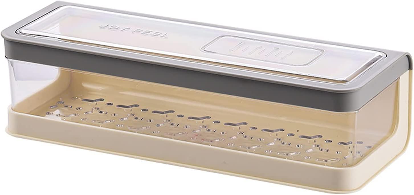 Spice Jars Kitchen Storage Box Chopsticks Box 4 In 1 Transparent Spice Storage Container With Spoon For Salt Pepper Sugar Spice Starch