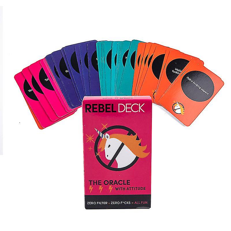 Rebel Deck Tarot Cards Board Game Mysterious Divination Deck Party Games Gift