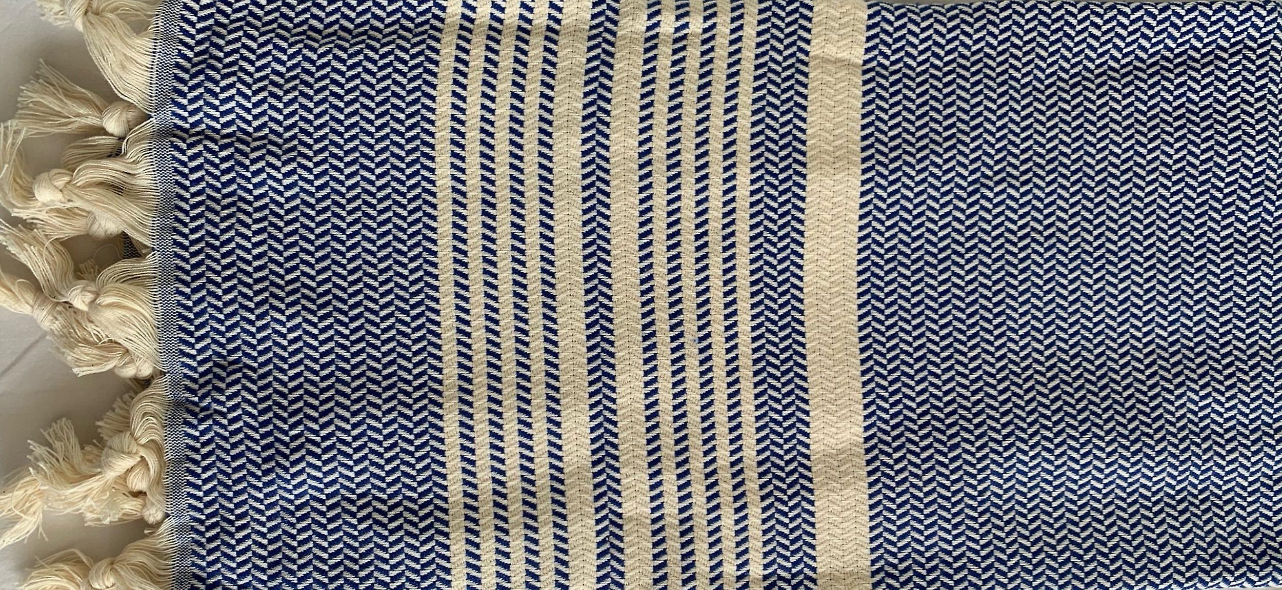Aqua Perla Kora Turkish Towel White Peshtemal Cotton - 17624