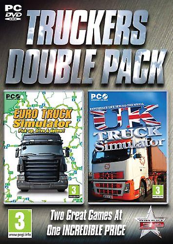 سائقي الشاحنات حزمة مزدوجة - شاحنة اليورو والمملكة المتحدة شاحنة محاكي (PC CD) - جديد ومختوم