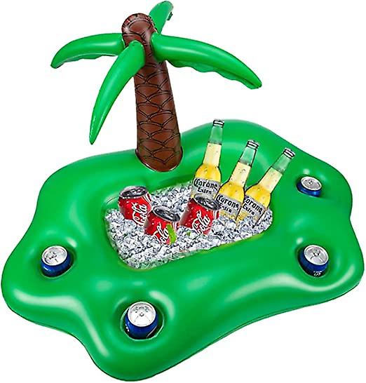 Pool Buoy, Floating Pool Bar, Inflatable Pool Bar, Pool Bar, Inflatable Cup Holder, Inflatable Palm Tree