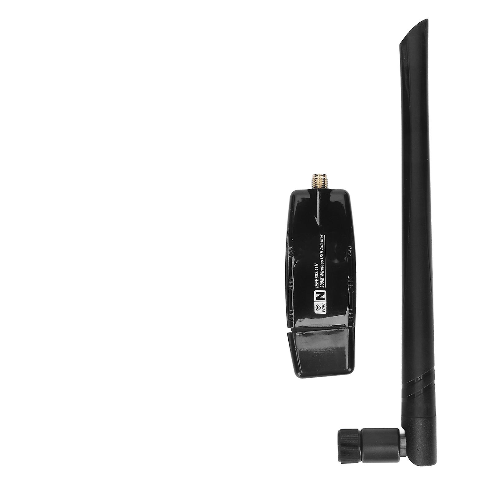 Wireless Network Card 300Mbps High Speed Small Size Portable WiFi Adapter Card with Antenna